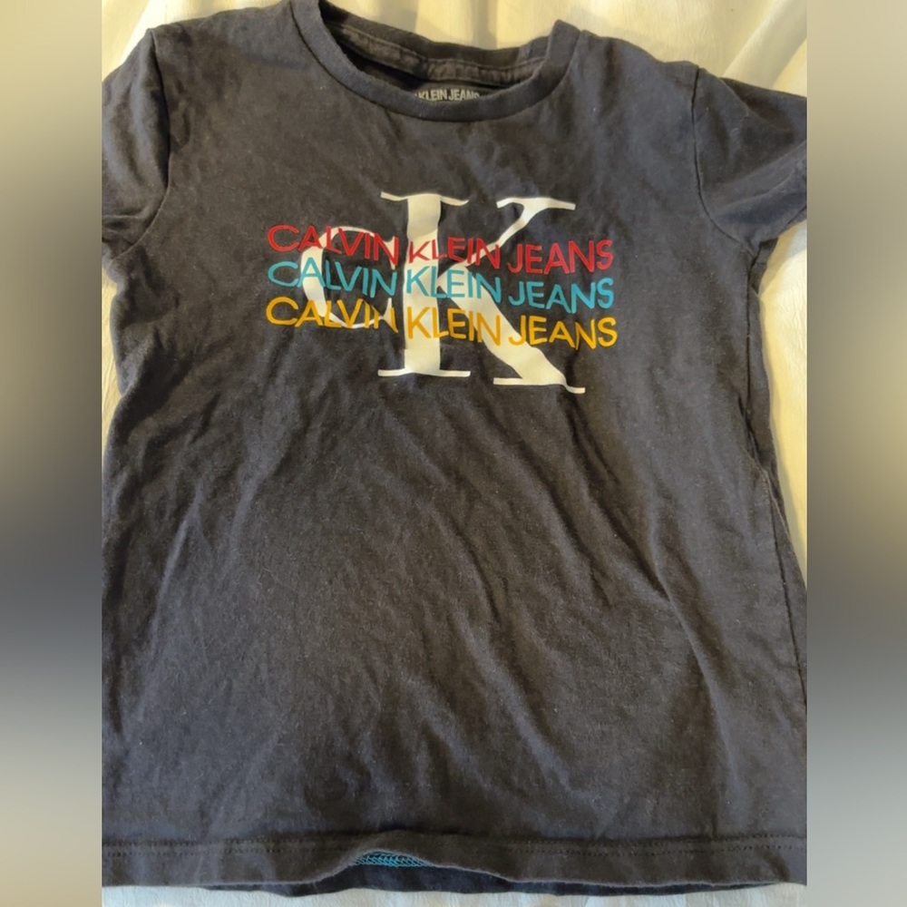 CALVIN KLEIN JEANS TODDLER BOY SHIRT -SIZE 4